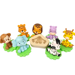 Molde de Silicone Corpinho de Bichinhos P