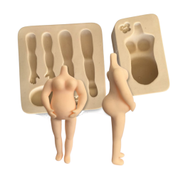 Molde de Silicone Corpo de Grávida Sem Cabeça - Cód 1349