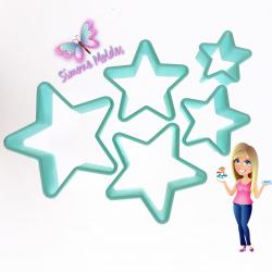 Cortador de estrelas colorido