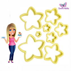 Cortador Estrelas c/ 8 peças