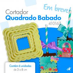 Cortador Quadrado Babado 6 peças