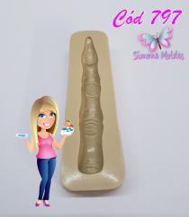 Molde de Silicone Dedo de Bruxa - Cód 797