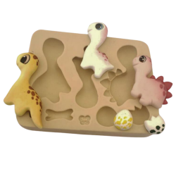 Molde de Silicone Dinos Baby - Cód 1332