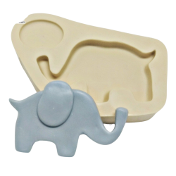Molde de Silicone Elefante chevron M - cód 400