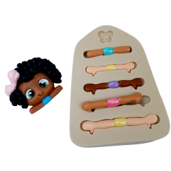 Molde de Silicone Fabrica de Apliques - Braços Abertos