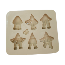 Molde de Silicone Fabrica de Apliques - Girls - Cód 905