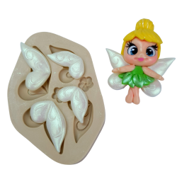 Molde de Silicone Fabrica de Apliques - Kit asas