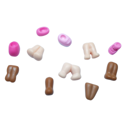 Molde de Silicone Fabrica de Apliques - Perninhas 1 - Cód 911