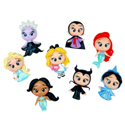 Molde de Silicone Fabrica de Apliques - Princesas 1