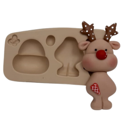 Molde de Silicone Fofura Versátil - Cód 939