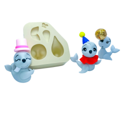 Molde de Silicone Foquinha