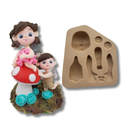 Molde de Silicone Gabi Orelhinha Universal