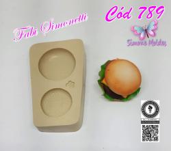 Molde de Silicone Hamburguer - Cód 789