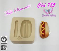 Molde de Silicone Hot Dog - Cód 785