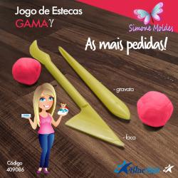 Jogo de estecas gama c/ 2 pçs