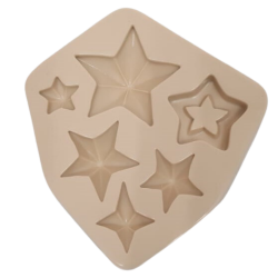Molde de Silicone Kit Estrelas diversas