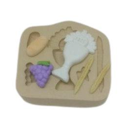 Molde de Silicone Kit Fé modelo 3 - cód 384