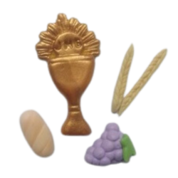 Molde de Silicone Kit Fé modelo 3 - cód 384