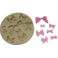Molde de Silicone Kit Lacinhos - Cód 448
