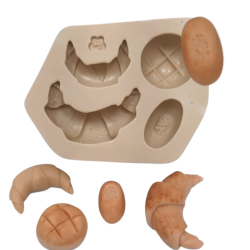 Molde de Silicone Kit Pães Modelo 1 - Cód 733