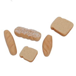 Molde de Silicone Kit Pães Modelo 2 - Cód 734