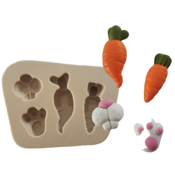 Molde de Silicone Kit Páscoa - Cód 086