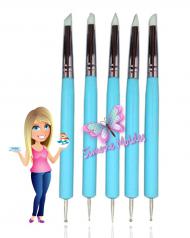 Kit Pincel Modelador com Boleador DUPLO P - importado