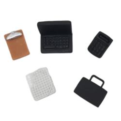 Molde de Silicone Kit Profissões Modelo 1 - Cód 724