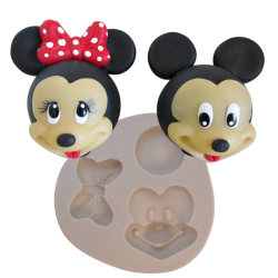 Molde de silicone - Kit Ratinho/Ratinha M - cód 122