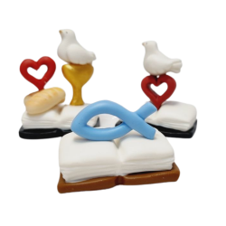 Molde de Silicone Kit religioso paixão - Cód 1226