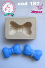 Molde de silicone - Laço GG Trabalhado Paixão cod 187
