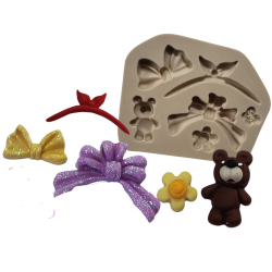 Molde de Silicone Laços Baby - Cód 1283