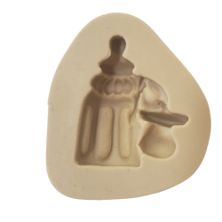 Molde de silicone - Mamadeira e Chupeta - Cód 091