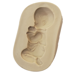 Molde de Silicone Menino Rezando - Cód 078