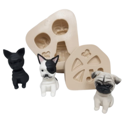 Molde de Silicone Meus Pets - Dog 3 - Cód 740
