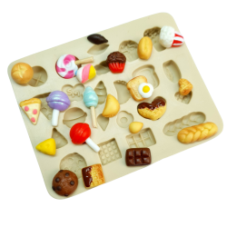 Molde de Silicone Micro Apliques 5 - Delicias
