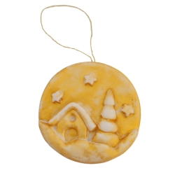 Molde de Silicone Mini Cenário Natalino - Cód 1368
