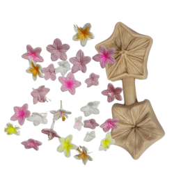 Molde frisador flor estrela - cód 1454