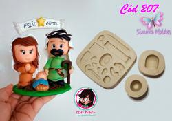 Molde de silicone Molde multiuso Paixão G -  cód 207