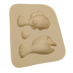 Molde de Silicone Mundo Marinho 10 - Peixes N/D tamanho P