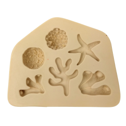 Molde de Silicone Mundo Marinho 9 - Algas