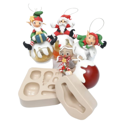 Molde de Silicone Natal na Bola Versatil