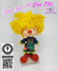 Molde de Silicone Palhaço Simão - Cód 780