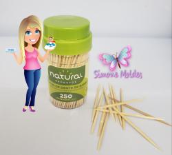 Palito de Bambu (Paliteiro acrilico 250 Unidades)