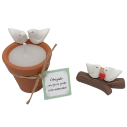 Molde de Silicone Passarinho no tronco