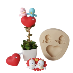 Molde de silicone Passarinhos - Doces momentos - cód 241