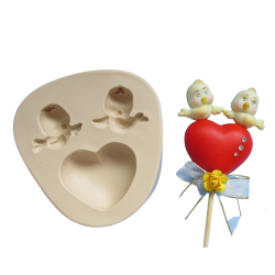 Molde de silicone Passarinhos - Doces momentos - cód 241