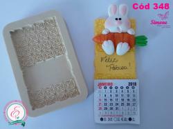 Molde de Silicone Plaquinha quadriculada - cód 348