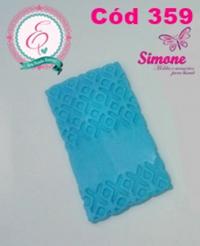 Molde de Silicone Plaquinha X - cód 359