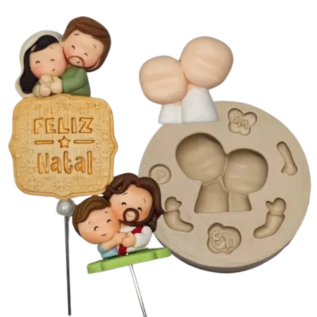 Molde de Silicone Agarradinhos Paixão P - Cód 2335